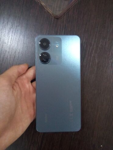 Xiaomi: Xiaomi Redmi 13C, 256 GB, rəng - Mavi, 
 Barmaq izi, İki sim kartlı, Face ID