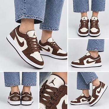 low: Мужские кроссовки, 36, 37, 38, Air Jordan, Новый, Бесплатная доставка — 4