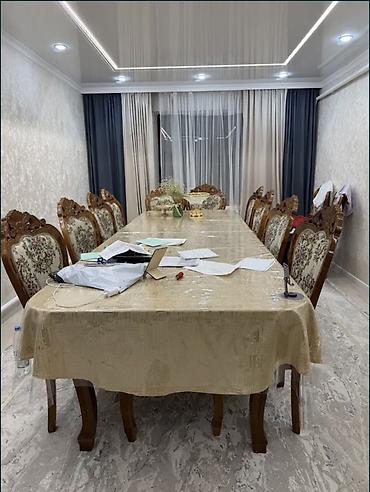 study table: Столовый гарнитур в классическом стиле: большой обеденный стол + — 1