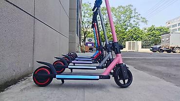 Elektrikli samokatlar: Скутер Elektrik Skuter – LED işıqlı, portativ şəhər nəqliyyatı — 5