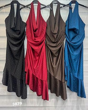 sexy oglas: Elegantna midi haljina sa tačkicama i asimetričnom volanom Haljina — 5