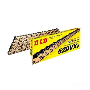 absima: DID 520VX3 Gold – lanac za motocikle - Serija: Pro Street - Veličina — 1