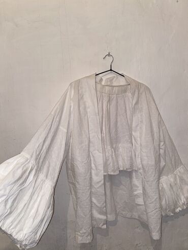 прозрачное женское нижнее белье: Блузка, Бохо, Хлопок, В горох, С воланами