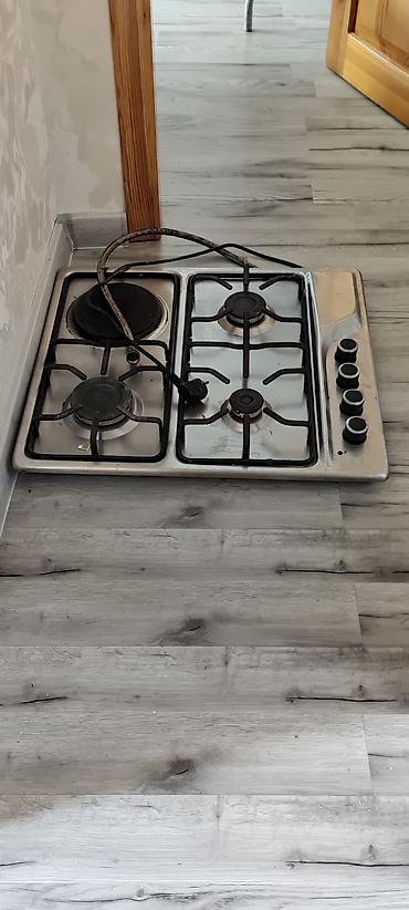 mətbəx sobalari: Quraşdırılan kombinə edilmiş qaz plitəsi - 4 gözlü: 3 qaz ocağı + 1 — 1