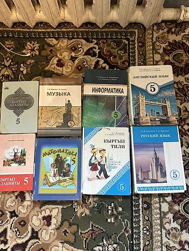 Комплект школьных учебников для 5 класса (Кыргызстан). В набор