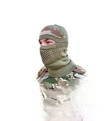 kişi baş geyimləri: Balaklava, Yeni, rəng - Qara, One size — 1