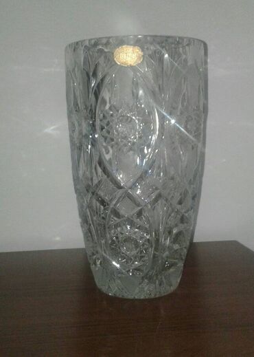 dua gülü: Vaza orginal güldan BOHEMA brendi- çexoslavakiya istehsalı. Heç vaxt