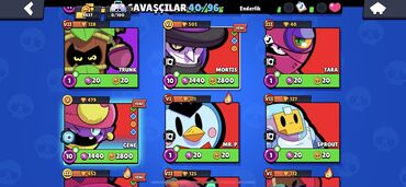 Video oyunlar üçün aksesuarlar: Brawl Stars oyun hesabı - Profil adı: TK | Ghost Light - Kupa: 9437 — 8