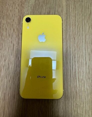 наушники на шею: IPhone Xr, Колдонулган, 128 ГБ, Сары, Каптама, 81 %