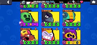 oyun kart: Brawl Stars hesabı – yüksək göstəricilər və zəngin kolleksiya - Kupa — 3