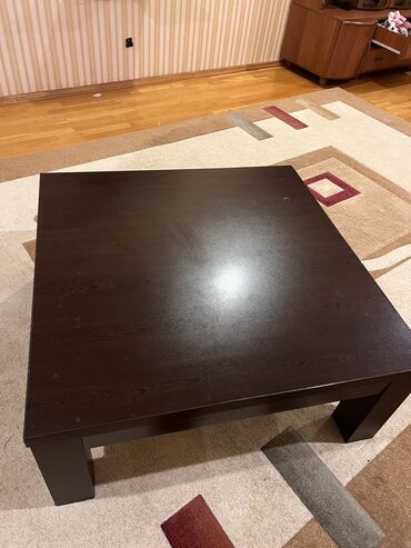 деревянный стол на кухню: Журнальный стол, Б/у, Нераскладной, Квадратный стол, Турция