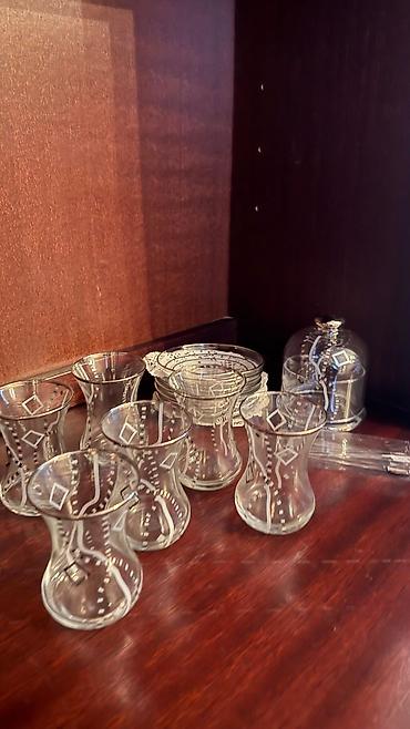 Çay dəstləri və servizlər: Çay dəsti, Şüşə — 5