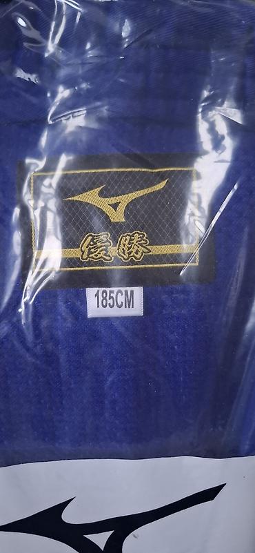 Спорт жана хобби: Кимоно для дзюдо Mizuno, синее, сертификация IJF - Производитель — 2