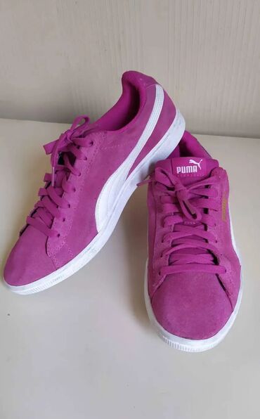 женские кроссовки adidas running: Puma, Размер: 39.5, цвет - Фиолетовый, Б/у