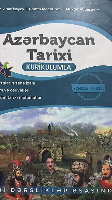 gozel kitab sekilleri: Məhsul: “Azərbaycan Tarixi – Kurikulumla” kitabı Anar ısayev Hazırlığ — 1