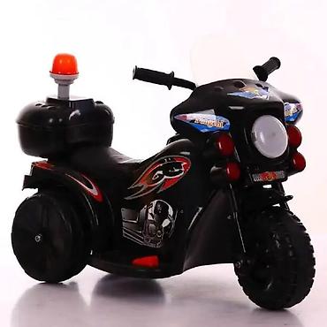 supreme papuce: Motor Polis Mini 6V Crni – dečiji motor na akumulator Ključne — 1
