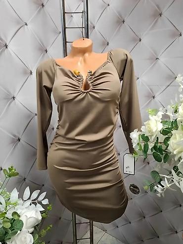 Haljine: Elegantne ženske haljine – večernji modeli sa dugim rukavima - — 14