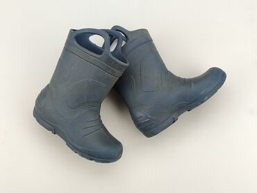 białe sandały płaskie skórzane: Rain boots, 24, condition - Good