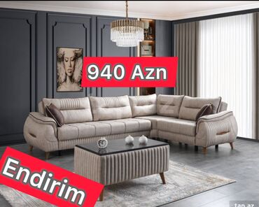 Divan və kreslo dəstləri: Yeni, Künc divan, Divan, Bazalı, Açılan — 14