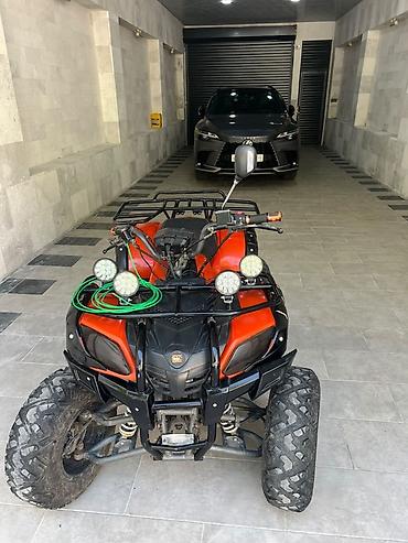 elektrik motorlar: ATV kros kvadrosikl - Rəng: narıncı-qara - Sərt ofroud üçün iri — 1