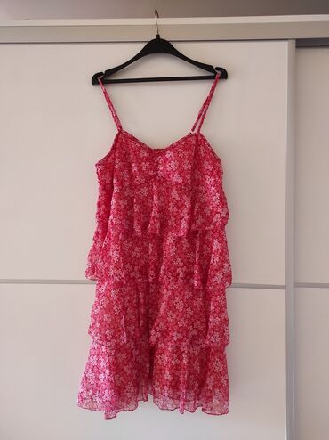 bluza animal print: M (EU 38), Poliester, bоја - Roze