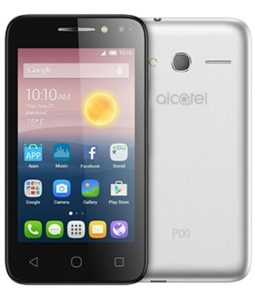 alcatel one touch s pop 4030d: Alcatel pixi4 RAM 1GB YADDAS 8GB.ekranda plyonka arxasinda kabura