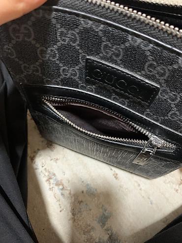 Барсетки: Барсетка, Gucci, Материал: Экокожа, Множество карманов, Новый — 4