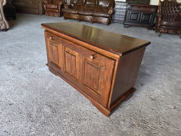 Komode: Drvena komoda/ormarić za dnevnu sobu ili hodnik - Materijal: puno — 5