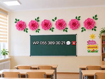 buket şekilleri: Sinif otağı, bağça, məktəb, gözəllik salonu, mağaza vitrin, toy, nişan — 10