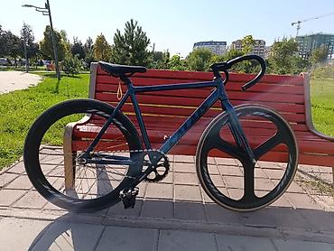 single speed: Трековый велосипед (фикс/синглспид) с аэродинамической сборкой — 2