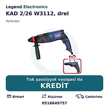 drellər: Elan başlığı: Perforator KAD 2/26 W3112, drel Elan mətni: KAD 2/26 — 1