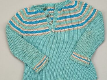 sweterek dekolt v: Sweter, 6-9 m, stan - Zadowalający
