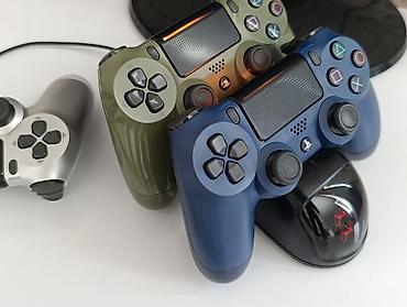 Video oyunlar üçün aksesuarlar: WP-yazın PS4 pultu üçün şarj cihazı əla vəziyətdə PS4 pult zaryadka — 4