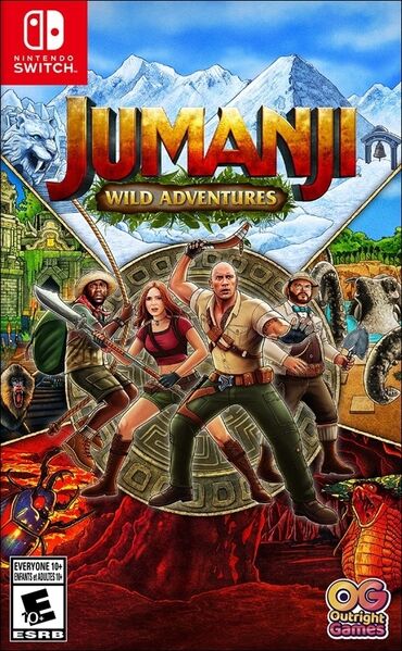 Oyun diskləri və kartricləri: Nintendo switch jumanji wild adventues