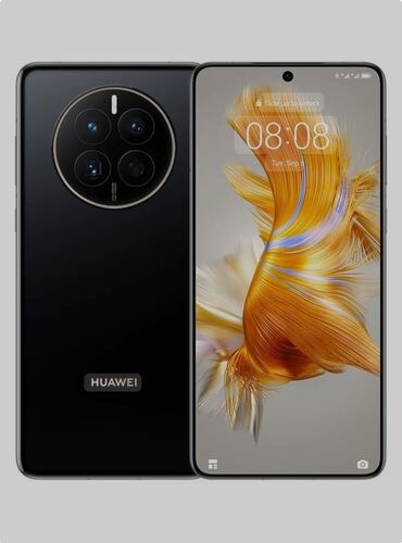 хуавей модели: Huawei Mate 50, Колдонулган, түсү - Кара, 1 SIM, 2 SIM