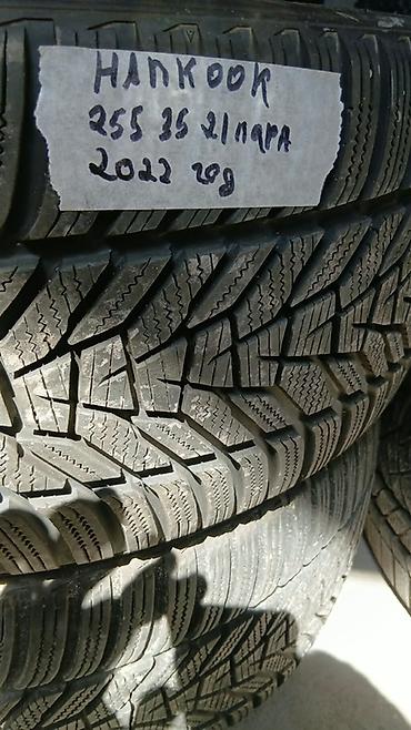Шины 255 / 35 / R 21, Зима, Б/у, Пара, Легковые, Корея, Hankook