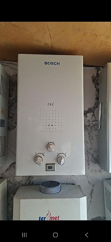 Ev və bağ: Qazla işləyən su qızdırıcıları – müxtəlif modellər - Bosch 24L — 2