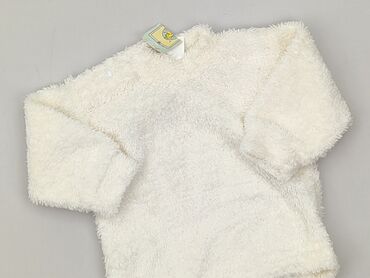 puchaty sweterek dla dziewczynki: Sweter, 1-3 m, stan - Idealny