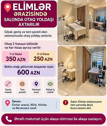 ev satisi 2024: Elmlər ərazisində, REAL Klinika və Renessans tərəfdə yerləşən salonda — 2