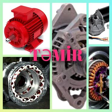 Digər texnikanın təmiri: Elektrik muherriklerinin temiri.Elektrik sargilari,maqnit — 8