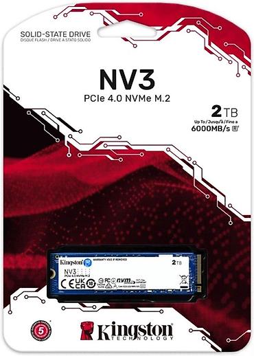 Kingston NV3 2TB — M.2 NVMe / PCIe 4.0 / SNV3S/2000G Kingston NV3 2TB lalafo.az -da Kingston NV3 2TB — M.2 NVMe / PCIe 4.0 / SNV3S/2000G Kingston NV3 2TB