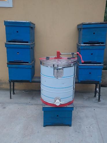 mini kran: Arıçı üçün əl ilə işləyən bal süzgəci (ekstraktor) - Tip: Manual (əl — 2