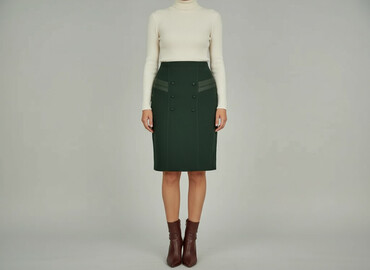 reserved zielone spódnice: Spódnica damska, rozmiar L