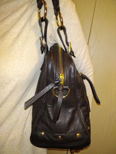 Torbe: Marella - kožna braon torba Divna torba od meke i debele prirodne — 5