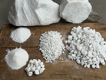 Мраморная крошка: Мраморная крошка, Белый, Декоративная, В тоннах — 13