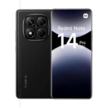 планшет discover note 13 plus: Redmi Note 14 Pro, 256 GB, rəng - Qara, Kredit