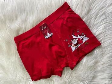 dzempeti xl komad: Underwear, L (EU 52), M (EU 50), S (EU 48), color - Red, Cotton