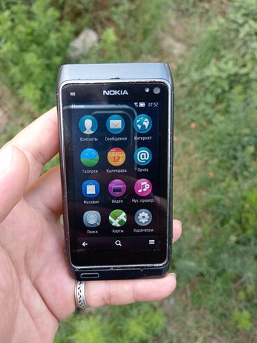 iwlenmiw telfonlar: Nokia N8, 16 ГБ, цвет - Черный, Сенсорный