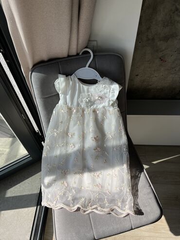 Платья: Детское платье, цвет - Белый, Новый — 2