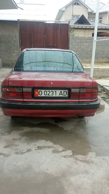 jac s7: Легковой автомобиль седан, красный цвет, номерные знаки KG (О 0231 — 3